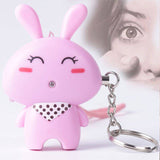 Cute Rabbit Alarm Keychain