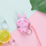 Cute Rabbit Alarm Keychain